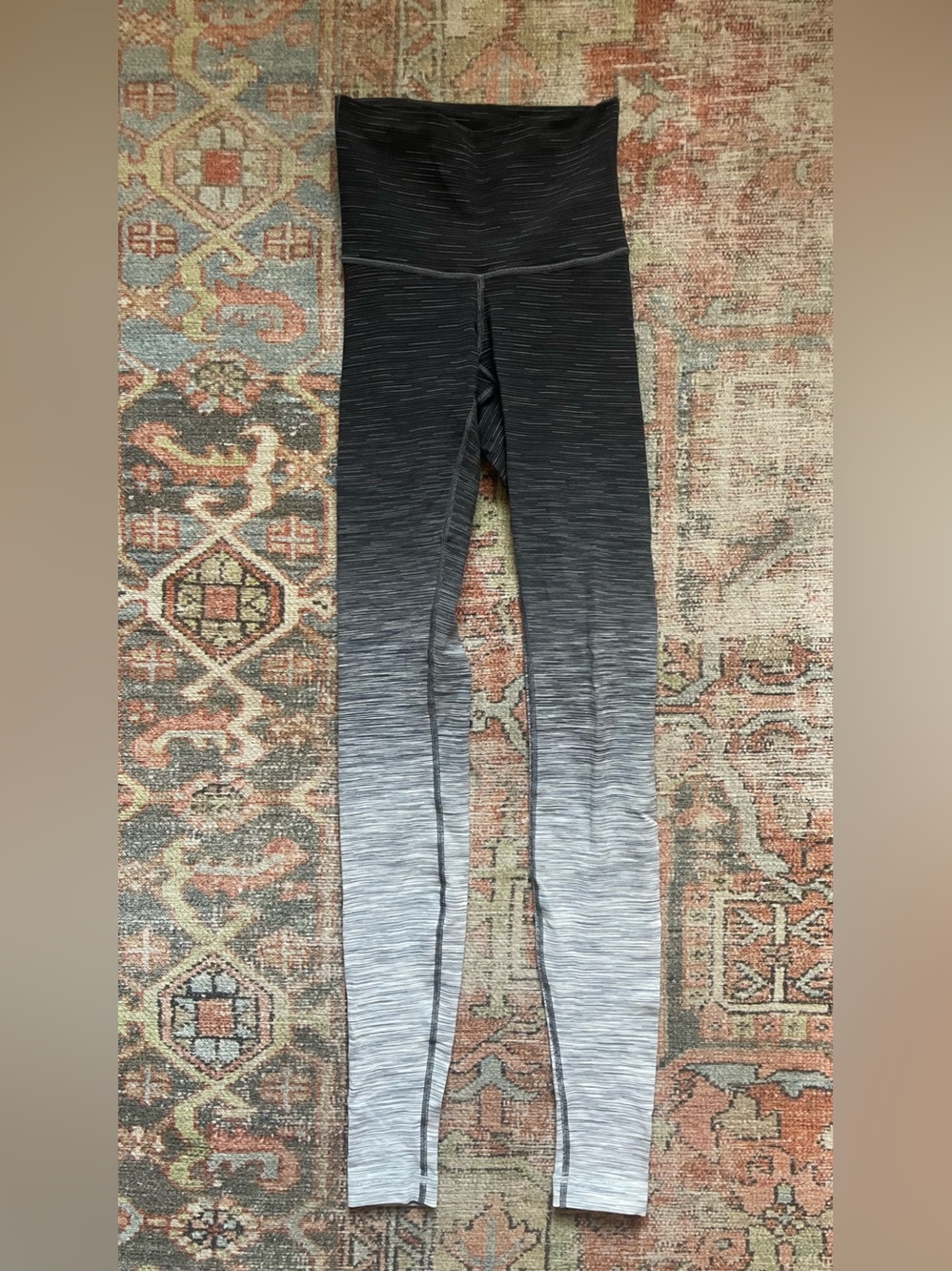 lululemon athletica Charcoal Gray Space-Dye Leggings